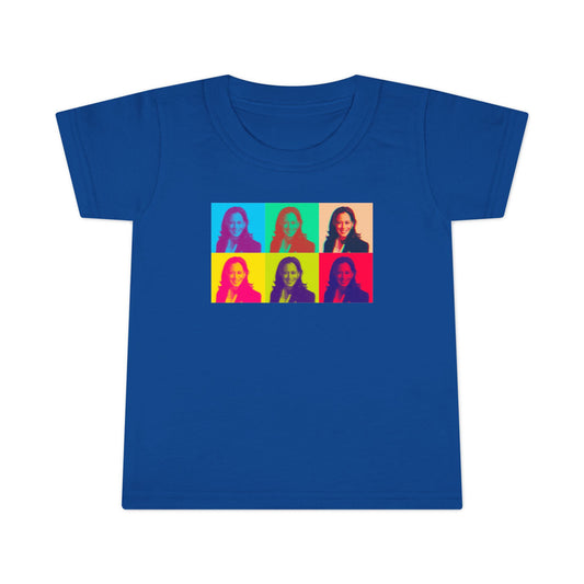 Kamala Harris_ Warhol  2024 Toddler T-shirt